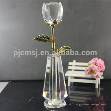 Promotionnel divers durable en utilisant la fleur de cristal fleur rose